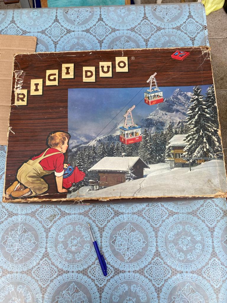 Vintage RigiduO kabelbaan speelgoed (Made in Western Germany, Ophalen of Verzenden, Gebruikt