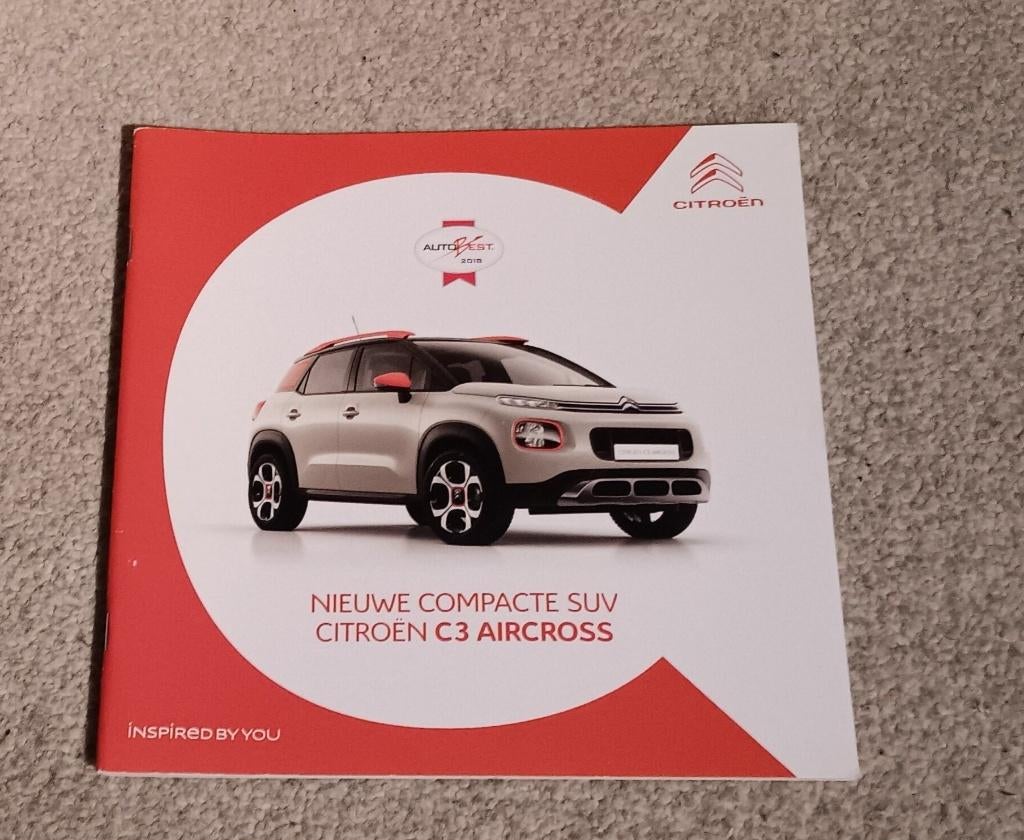 Citroën C3 Aircross brochure (2018), Verzenden, Zo goed als nieuw, Citroën