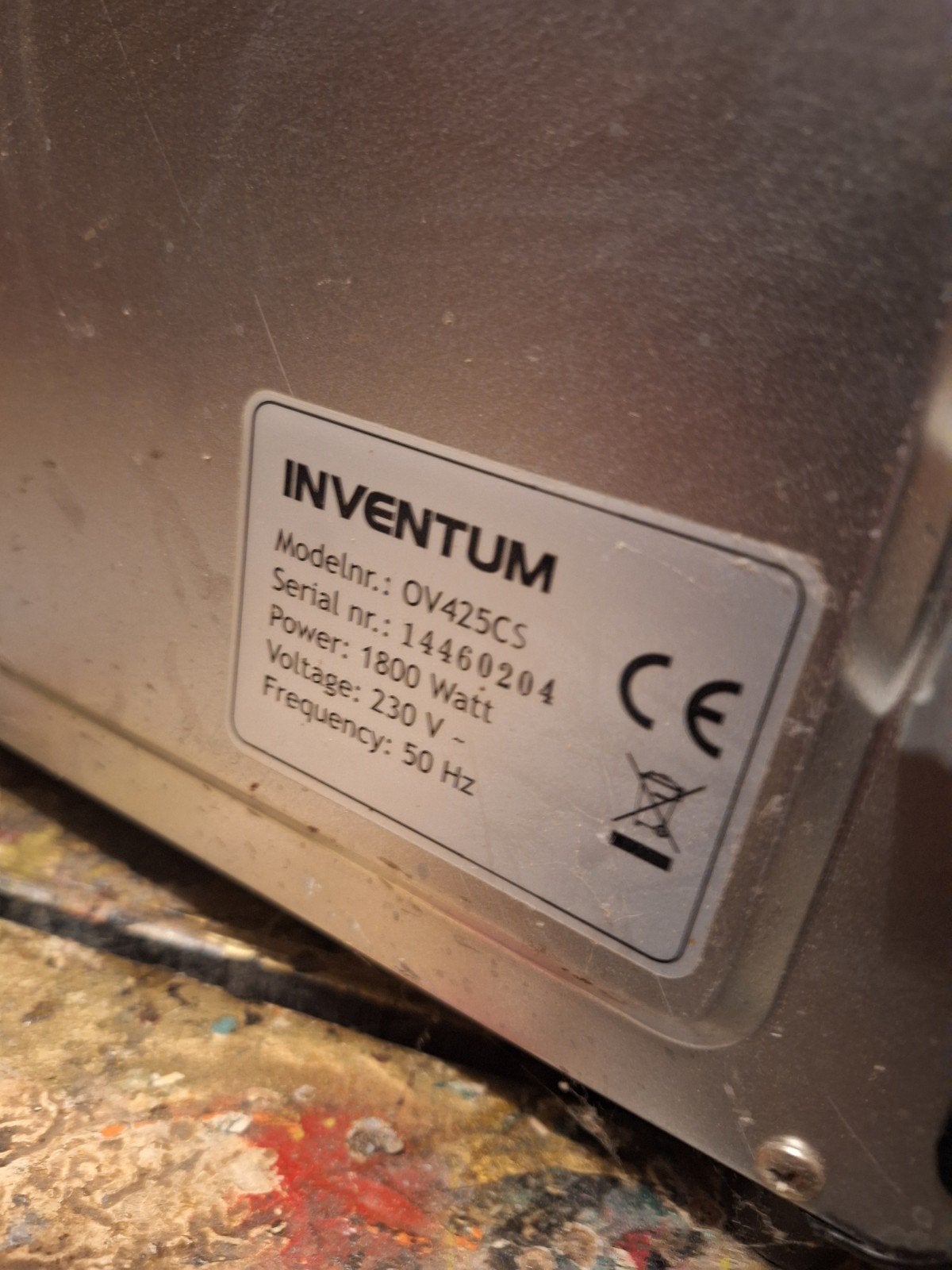 Inventum Mini-oven - Compact en Krachtig, Witgoed en Apparatuur, Ophalen, 45 tot 50 cm, Gebruikt, Hete lucht