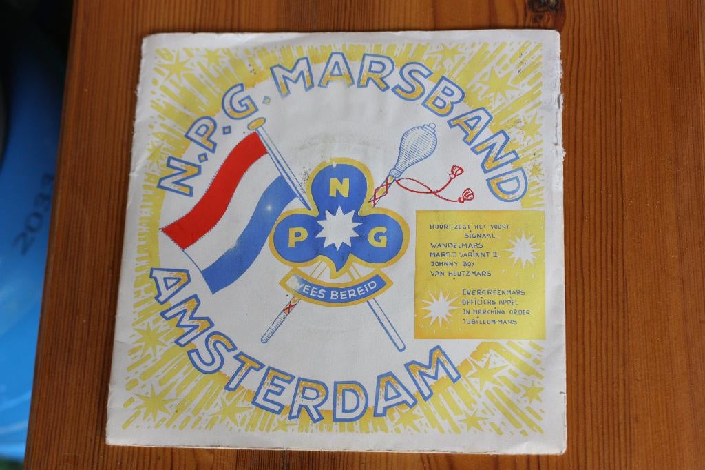 Scouting oude single N.P.G. Marsband Amsterdam Wees Bereid, Ophalen of Verzenden, Gebruikt, Overige typen