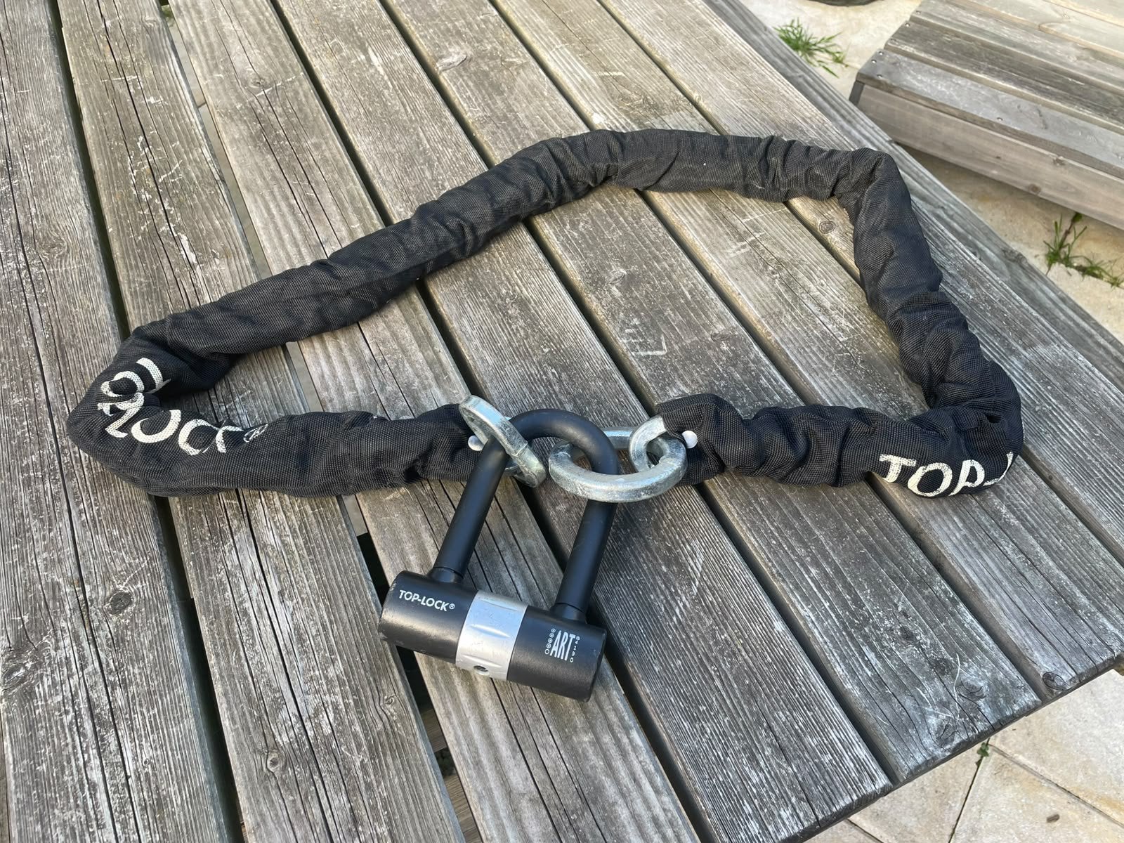 Scooter motor of fiets slot heel goed groot slot, Fietsen en Brommers, Ophalen, Zo goed als nieuw, Slot