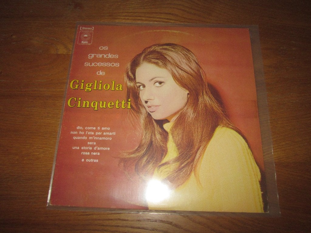 Gigliola Cinquetti ‎- Os Grandes Sucessos De 1971 RARE LP, LP, Gebruikt, Pop, Beschermende buitenhoes