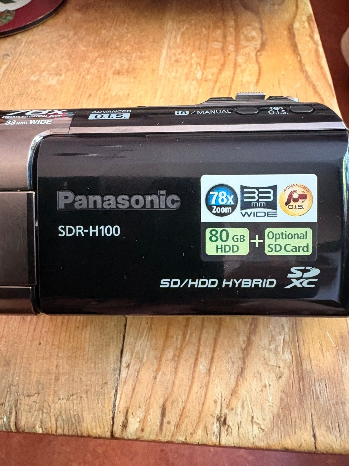 Panasonic SDR-H100 HD Camcorder met 78x optische zoom, Panasonic, 20x of meer, Overige soorten, Ophalen of Verzenden