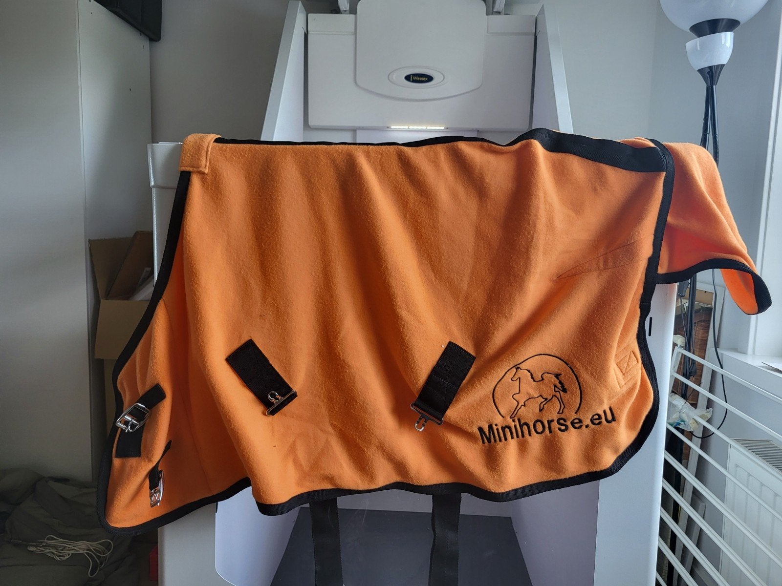 Minihorse  fleecedeken NMPRS 110cm oranje, Ophalen of Verzenden, Nieuw