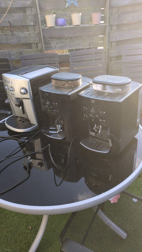 Defecte Krups Quattro Force en DeLonghi Magnifica machines, Ophalen, Koffiemachine, Koffiebonen, Niet werkend