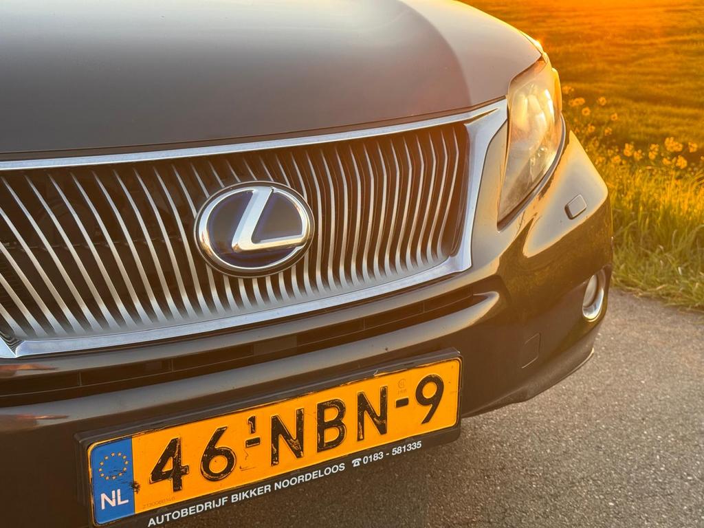 Lexus RX(-H) 450h Hybrid 324pk E-cvt 2010 Bruin, Auto's, Lexus, Beige, 324 pk, Bruin, Hybride Elektrisch/Benzine