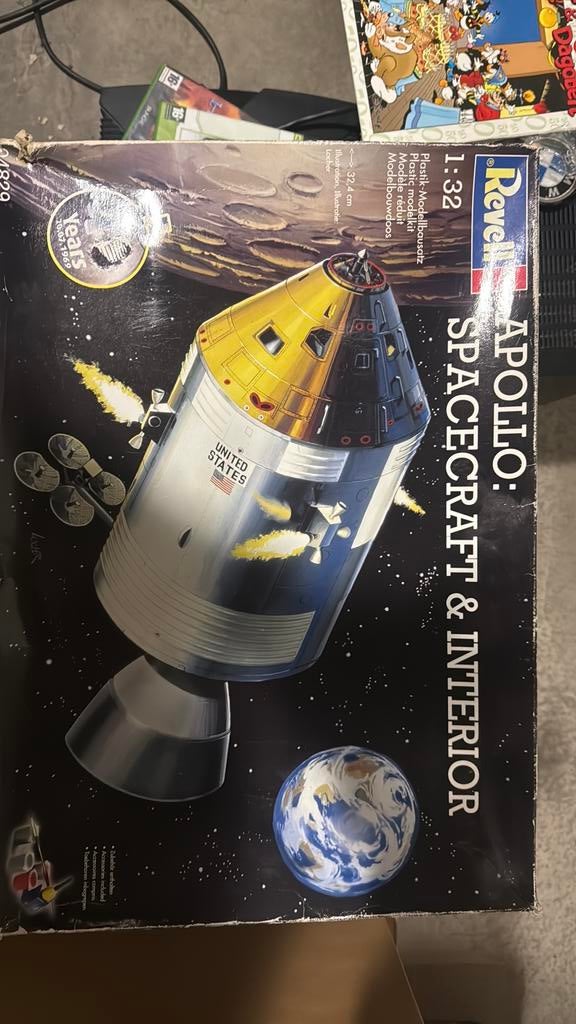 Revell Apollo Spacecraft & Interior Modelbouwdoos 1:32, Ophalen, Gebruikt, 1:32 tot 1:50