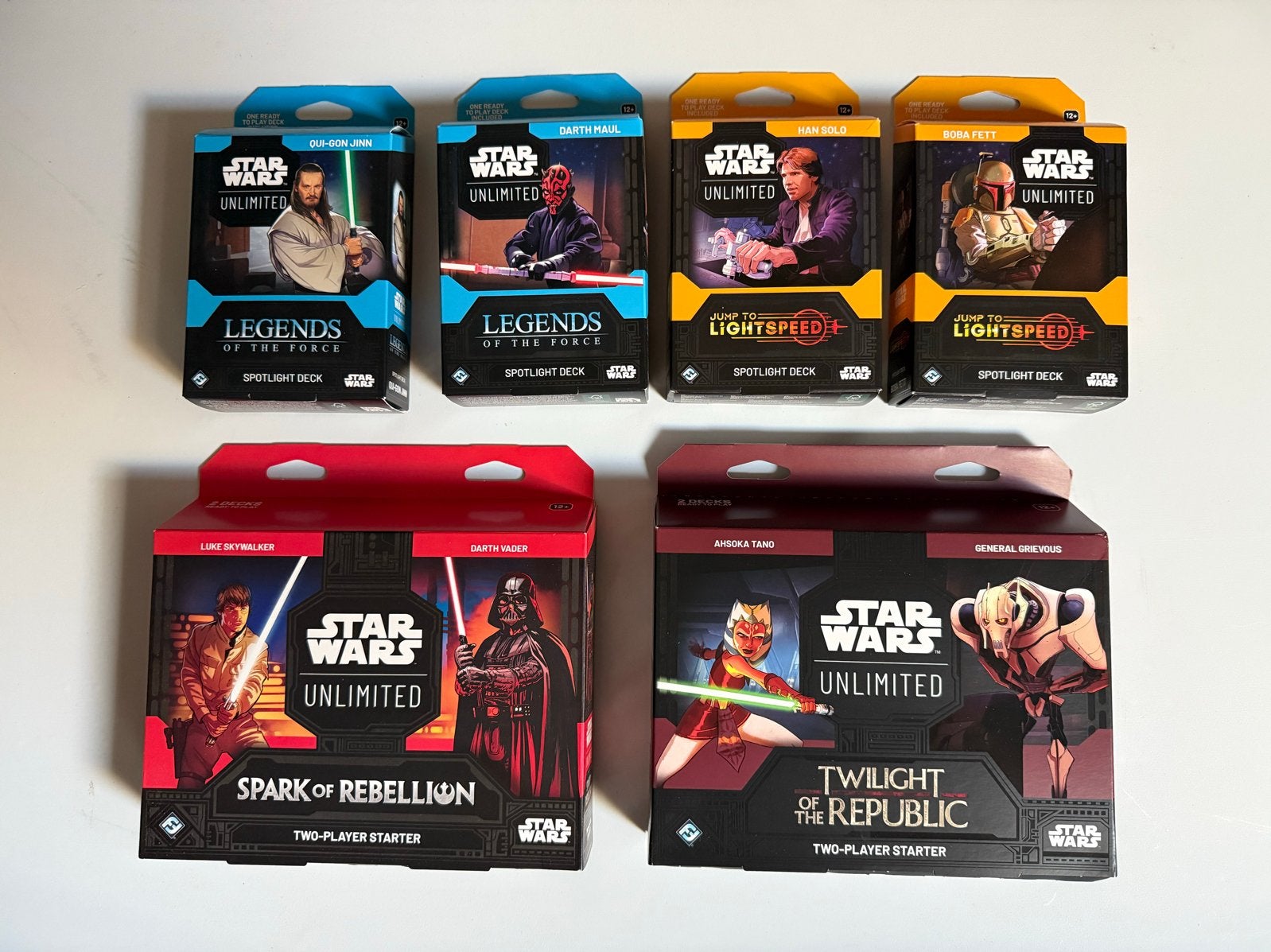 Star Wars Unlimited Verzameling Spotlight Decks 8x, Verzenden, Nieuw, Spel