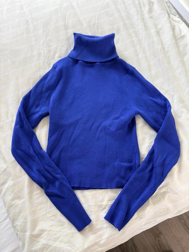 Mooie cobalt blauwe coltrui, Ophalen of Verzenden, Nieuw, Maat 36 (S), Blauw
