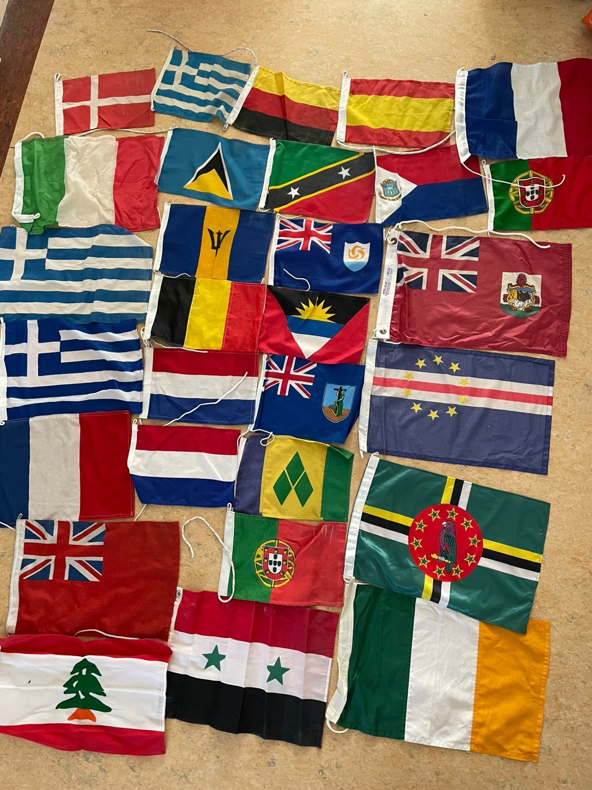 Gastenvlaggen (Courtecy flags), Diversen, Ophalen of Verzenden, Gebruikt
