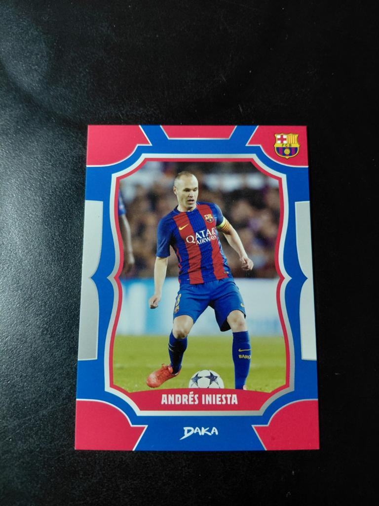 Andres iniesta (fc barcelona) daka, Ophalen of Verzenden, Nieuw, Buitenlandse clubs