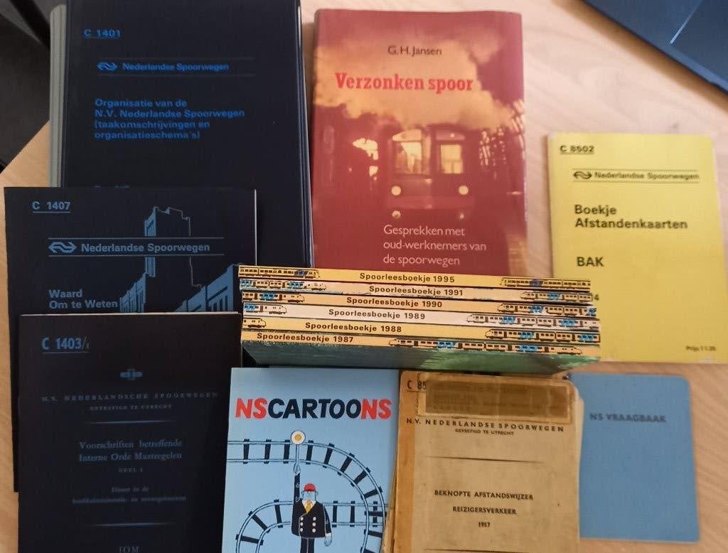 NS boekjes, Ophalen of Verzenden, Gebruikt, Trein, Boek of Tijdschrift