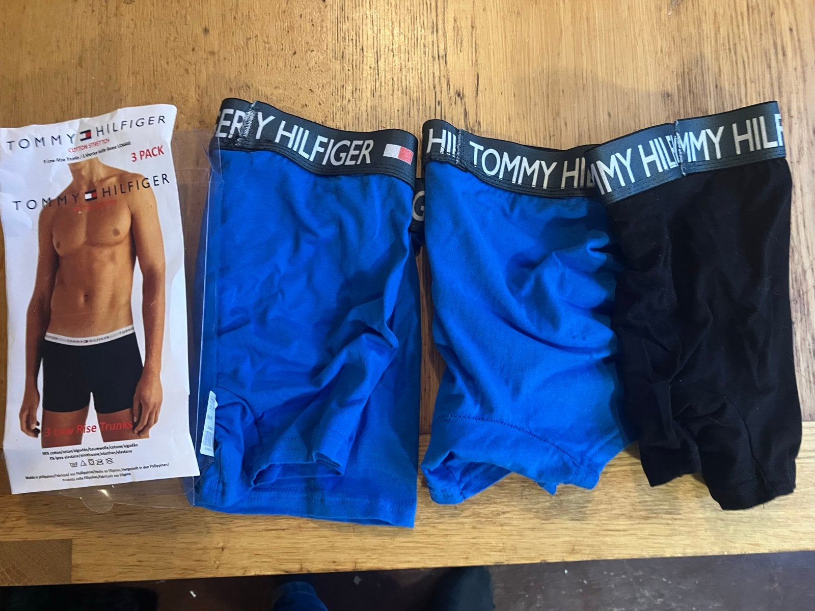 Tommy Hilfiger Boxershorts - Maat M (3-pack), Kleding | Heren, Ophalen of Verzenden, Blauw, Boxer
