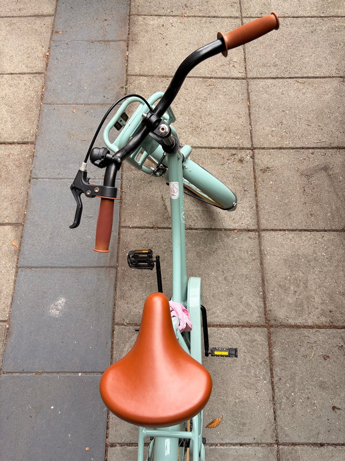 Spirit Diva Meisjesfiets Groen 20 Inch, Fietsen en Brommers, Fietsen | Kinderfietsjes, Ophalen, Zo goed als nieuw, Velgrem, 20 inch of meer