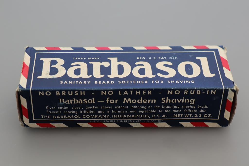 WW2 Barbasol Scheerzeep, Ophalen of Verzenden, Landmacht, Amerika, Overige typen