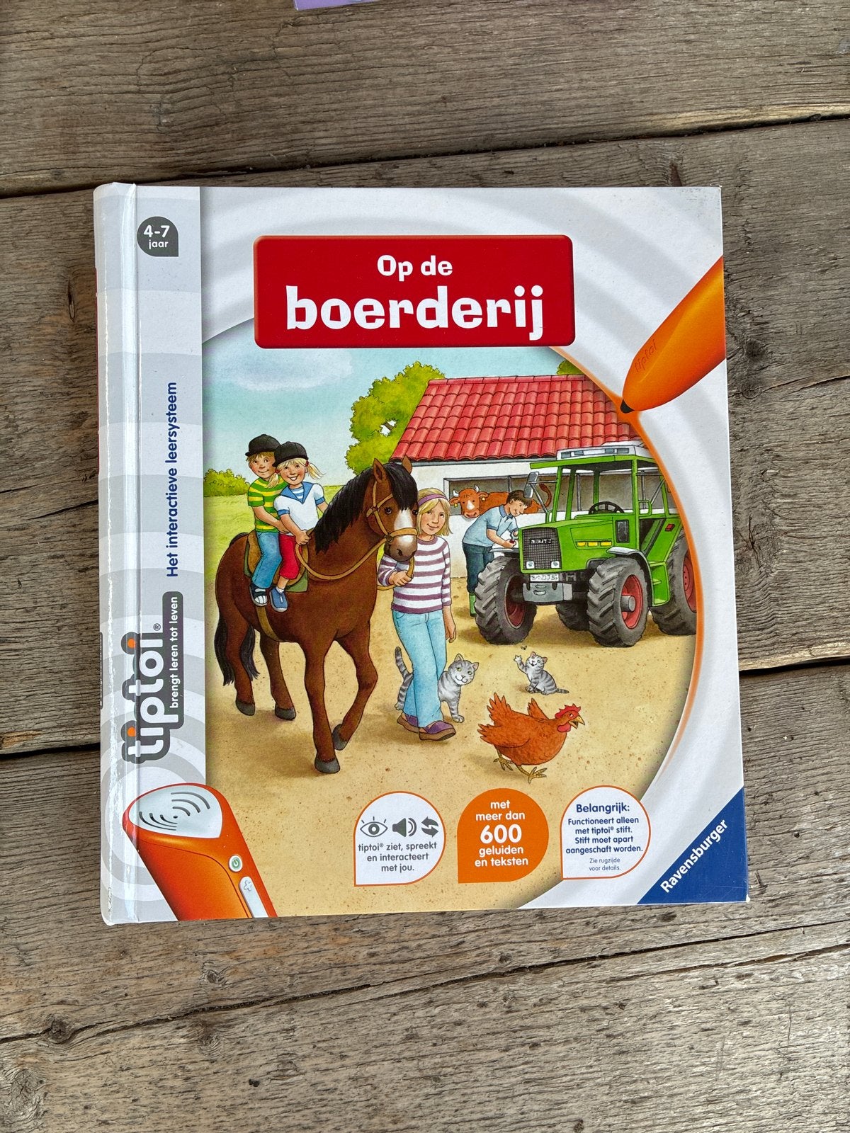 Tiptoi interactief boek: Op de boerderij (4-7 jaar), Boeken, Kinderboeken | Jeugd | onder 10 jaar, Zo goed als nieuw, Non-fictie