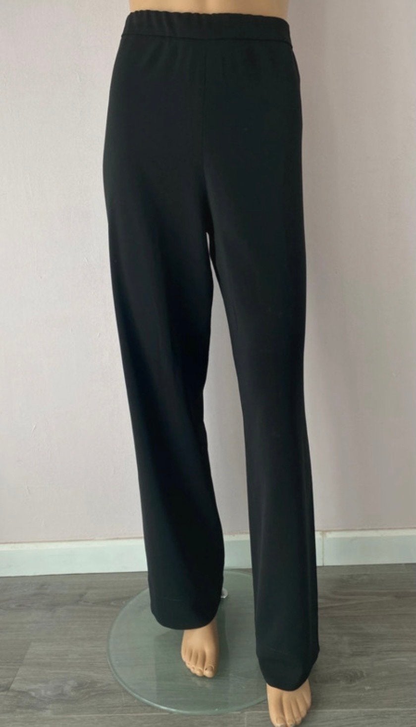 Vanilia Zwarte Broek Maat 40 - Comfortabel & Stijlvol, Kleding | Dames, Maat 38/40 (M), Zwart, Ophalen of Verzenden, Lang