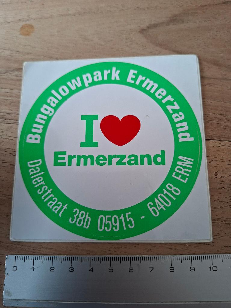 Sticker Ermerzand, Ophalen of Verzenden, Zo goed als nieuw, Overige typen