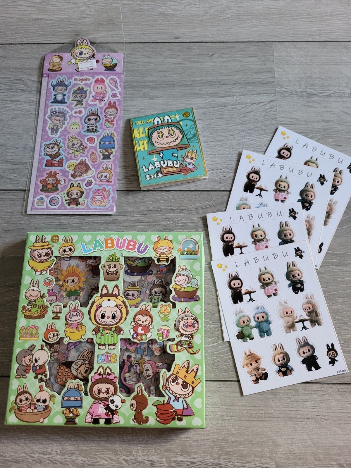Labubu stickerset - Diverse stickers van Labubu, Ophalen of Verzenden, Nieuw, Strip of Tekenfilm