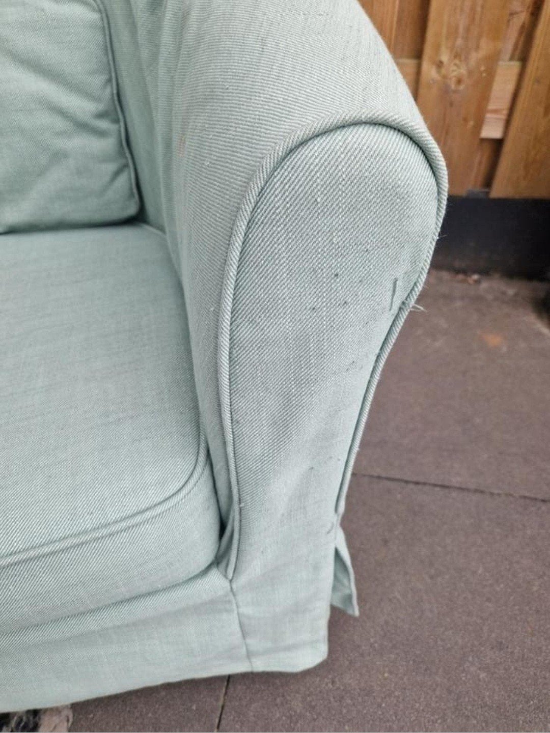 Comfortabele fauteuil - Lichtgroen ikea tullsta, Huis en Inrichting, Fauteuils, Ophalen, Gebruikt, Modern comfort, 75 tot 100 cm