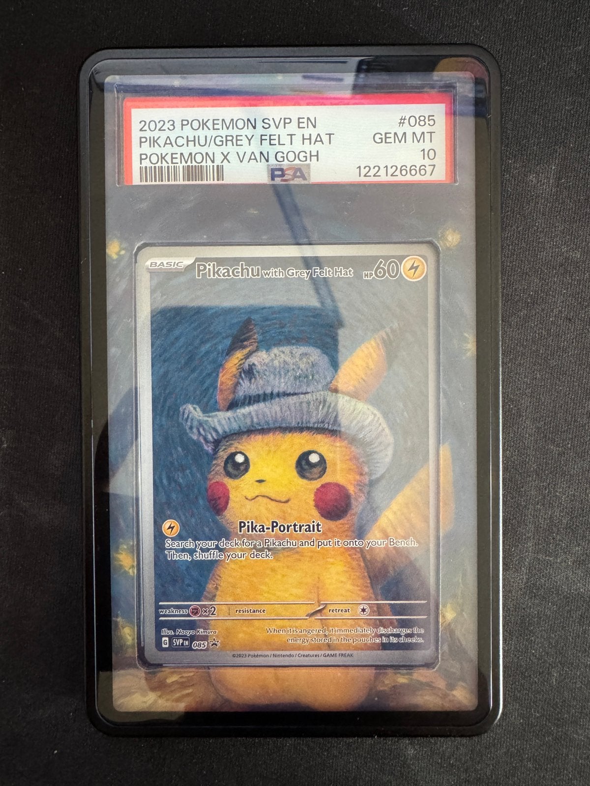 Pikachu van Gogh PSA 10, Ophalen, Zo goed als nieuw