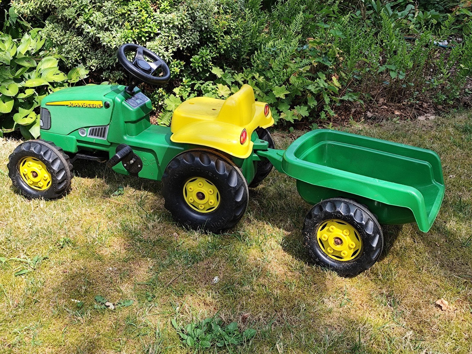 John Deere traptrekker met aanhanger, Kinderen en Baby's, Ophalen, Gebruikt