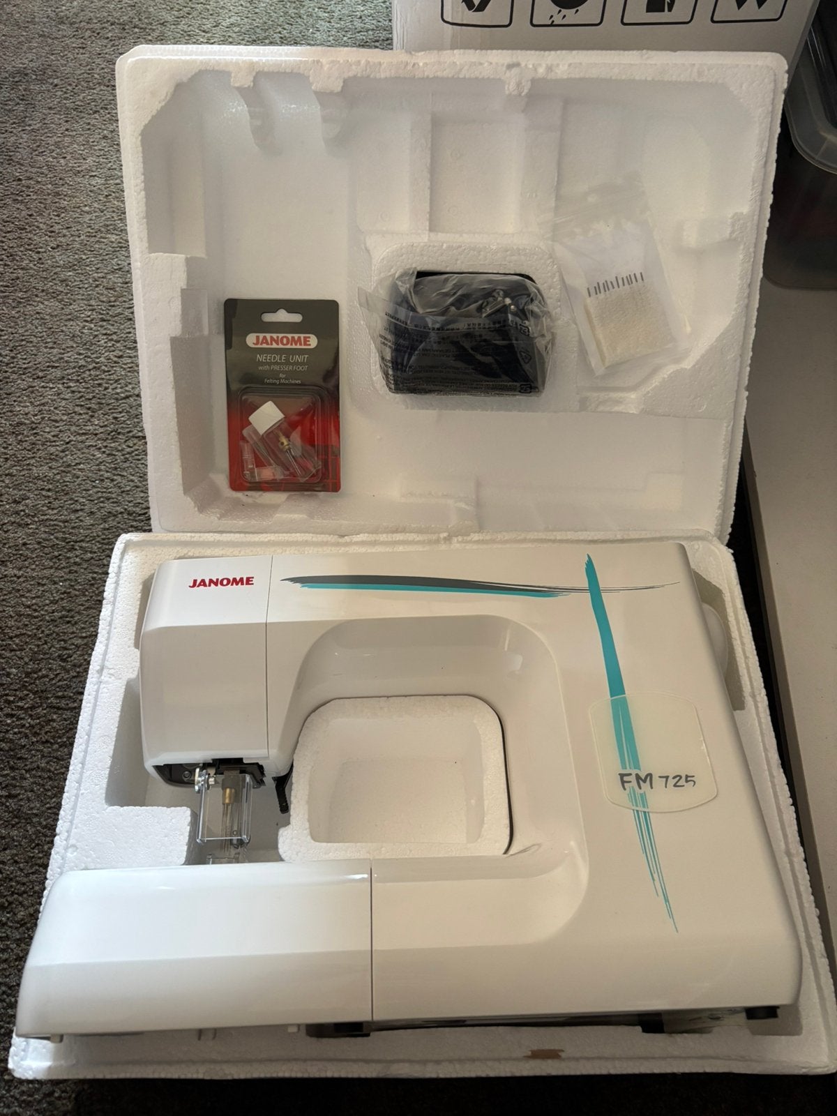 Janome FM 725 punchmachine / viltmachine – NIEUW IN DOOS!, Ophalen of Verzenden, Nieuw