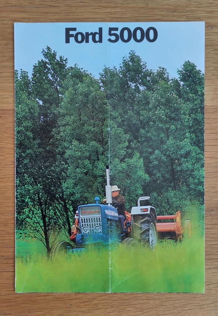 Ford 5000 folder - Originele brochure, Ophalen of Verzenden, Gelezen, Ford, Ford Motor Company
