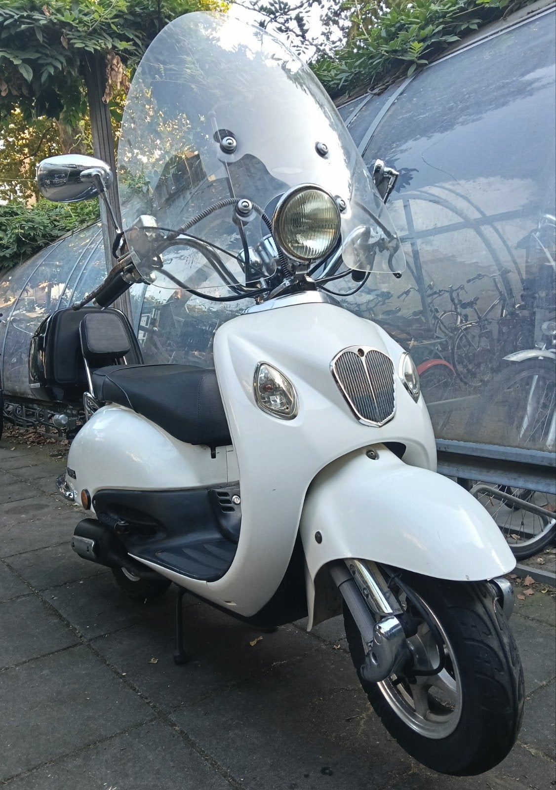 Scooter 45 km/h te koop - Opknapper - Start en rijd, Fietsen en Brommers, Scooters | Overige merken, Gebruikt, Maximaal 45 km/u