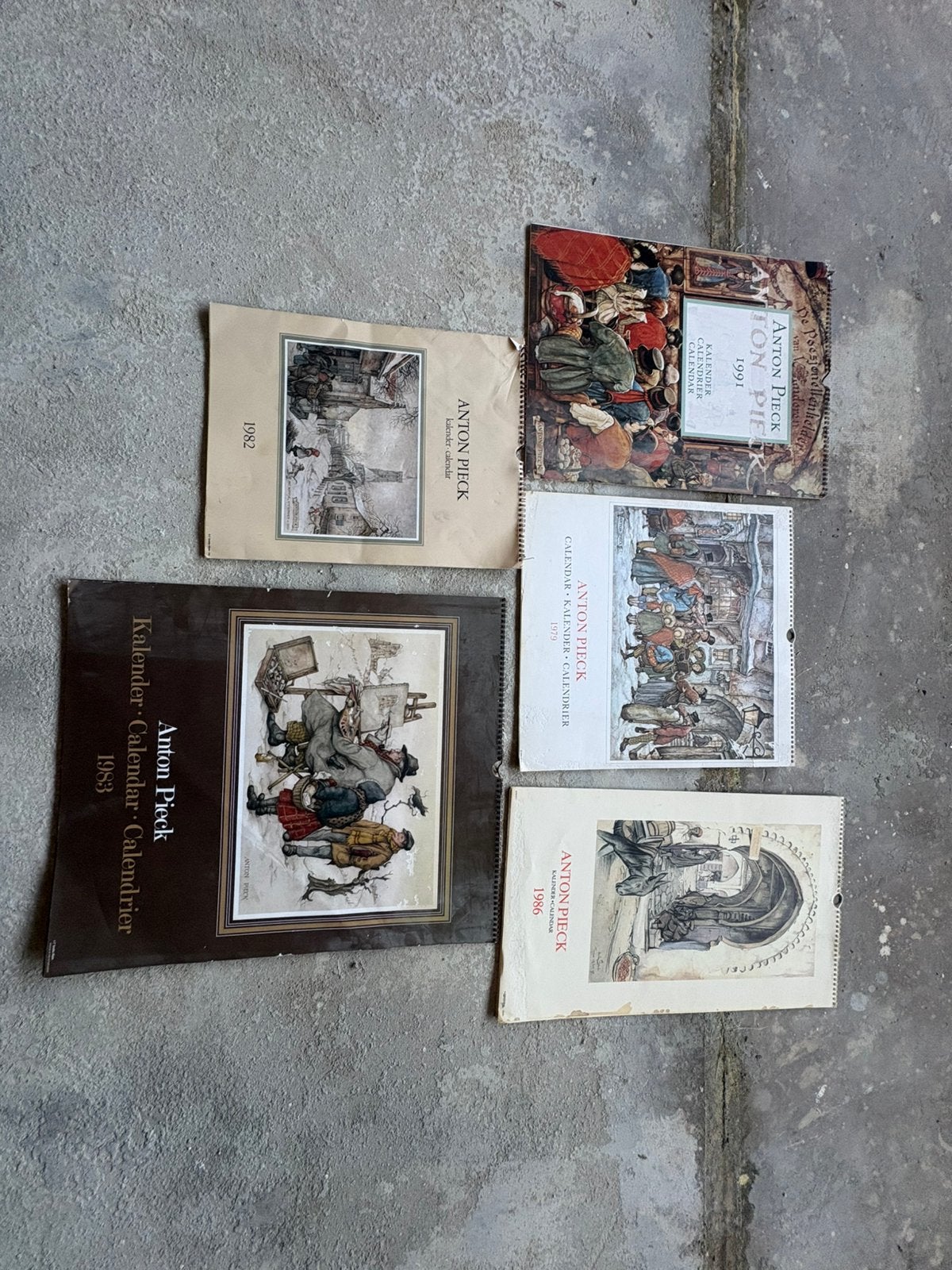 Anton pieck, Ophalen of Verzenden, Maandkalender, Zo goed als nieuw
