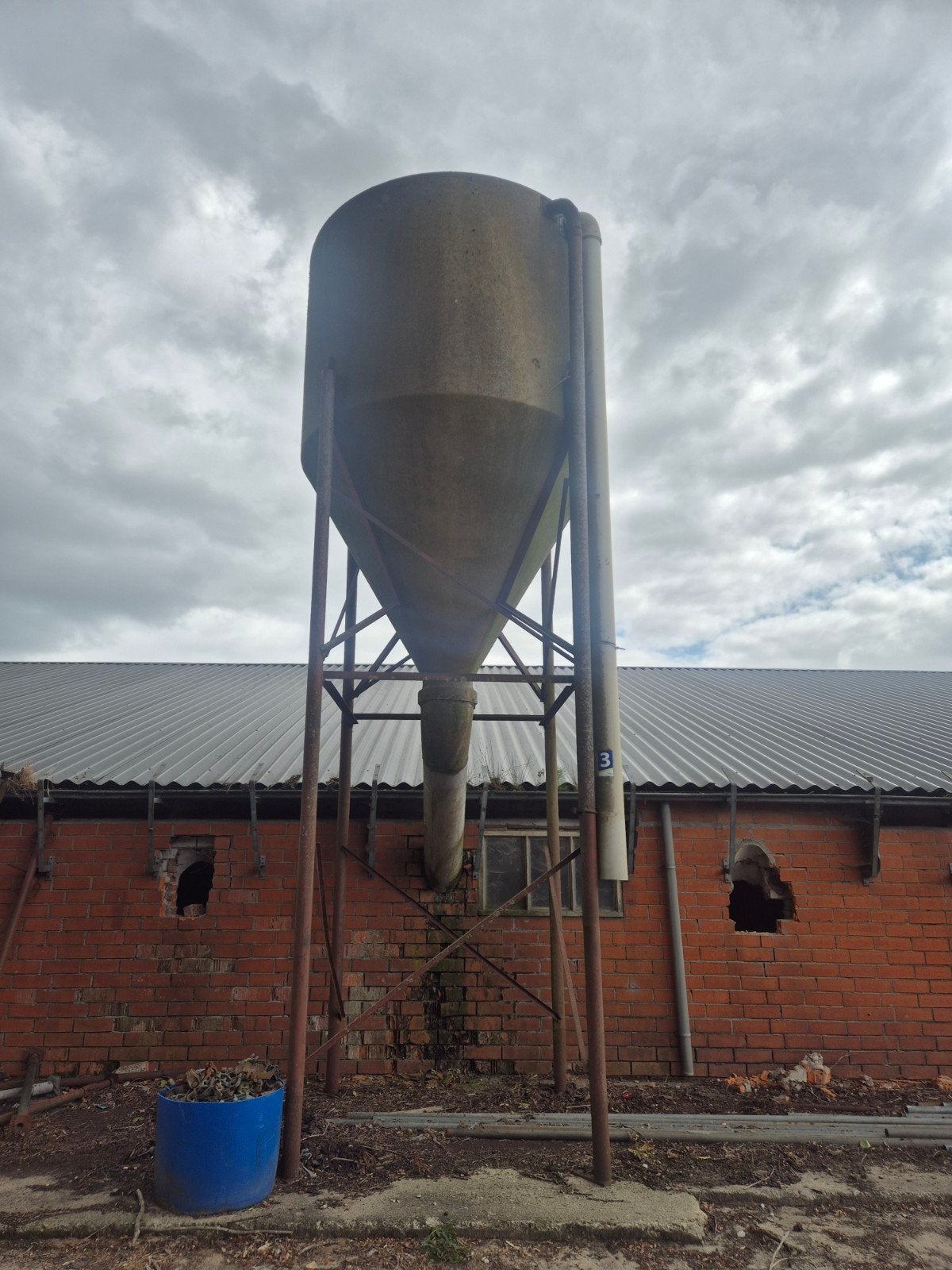 voersilo, Ophalen, Vee
