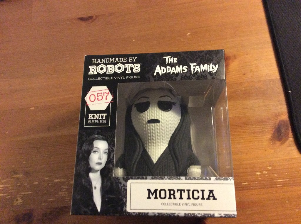 handmade by robots knit series vinyl figure. Morticia. Nieuw, Verzamelen, Poppetjes en Figuurtjes, Ophalen of Verzenden, Nieuw