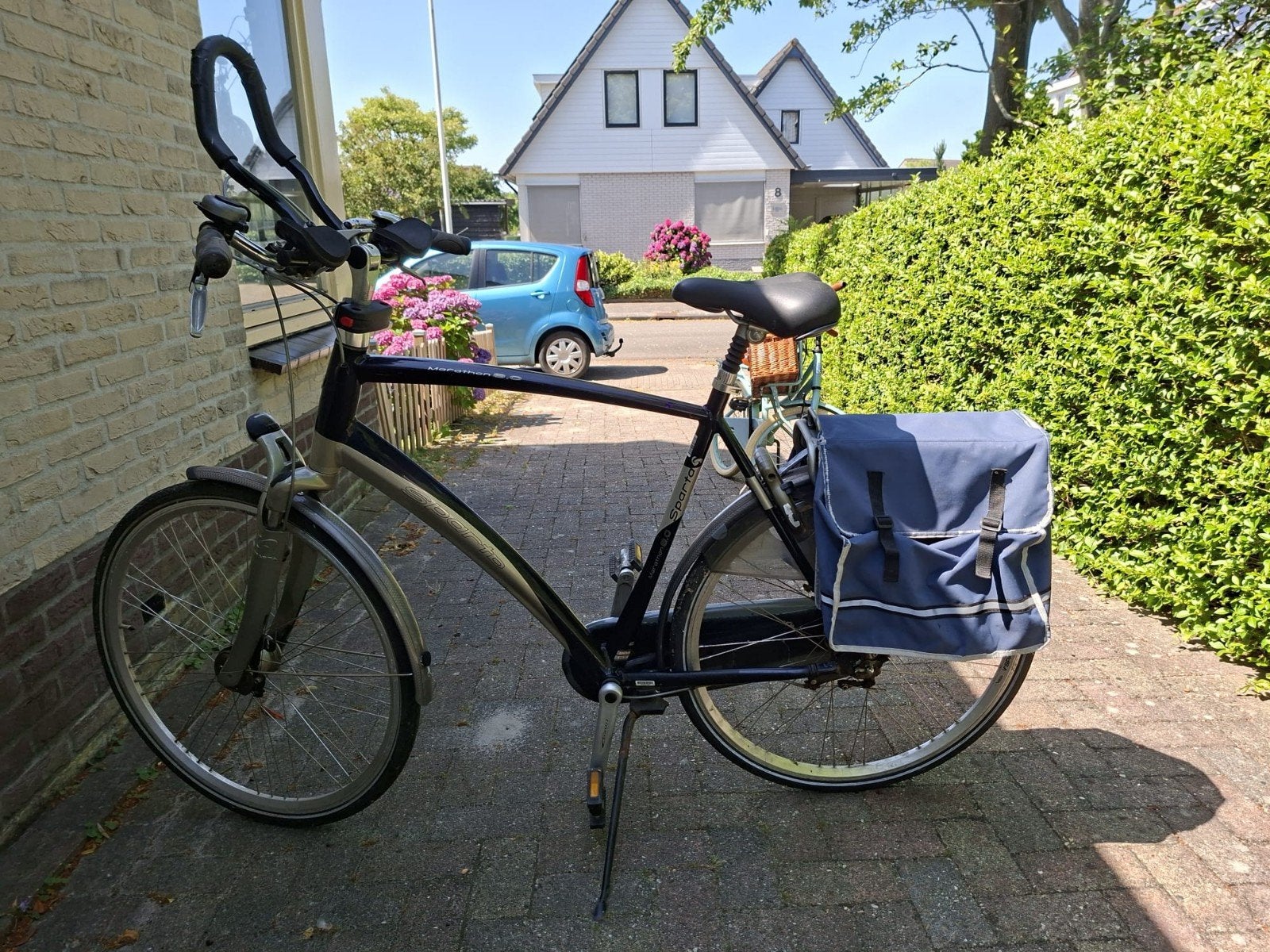 Sparta Marathon 8 herenfiets- Opknapper, Sparta, Gebruikt, Velgrem, Versnellingen