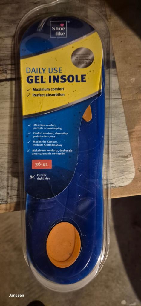 Shoe Like Gel Inlegzolen - Maat 36-41, Shoe Like, Blauw, Overige typen, Nieuw