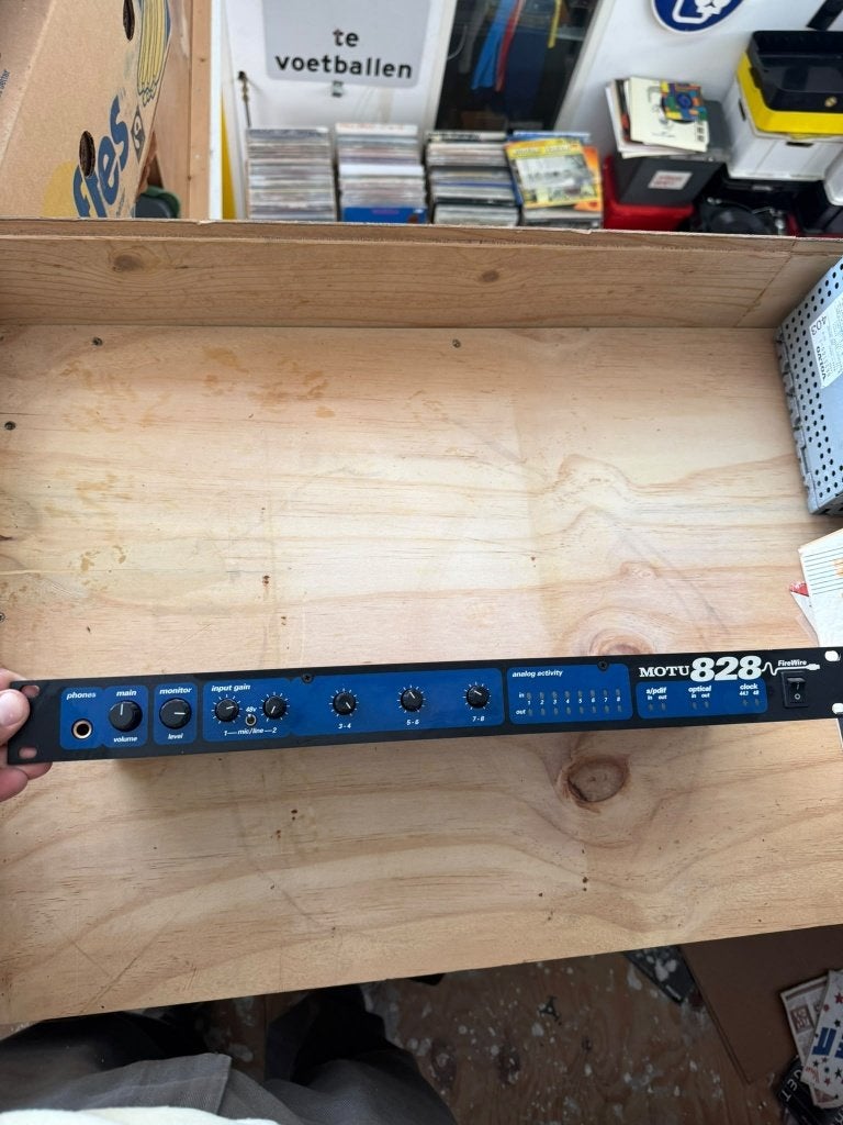 MOTU 828 FireWire Audio Interface | 8-kanaals geluidskaart, Computers en Software, Ophalen of Verzenden, Gebruikt