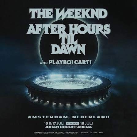 2 tot 5 tickets The Weeknd - 18 juli | vak 120 (uitstekend), Twee personen, Juli