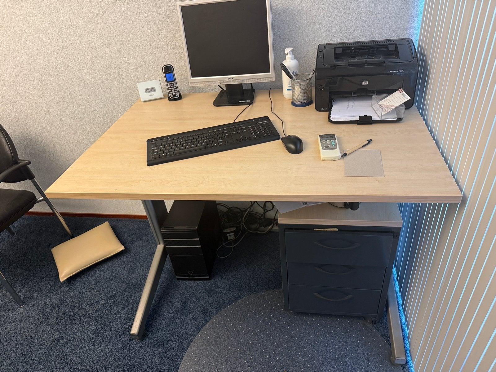 Elektrische hoog-laag bureau, Ophalen, Zit-sta bureau, Gebruikt, 120 cm