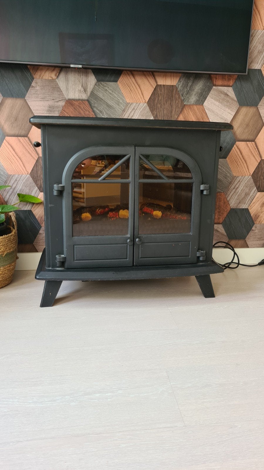 Classic Fire Vrijstaande Elektrische sier haard, Ophalen, Gebruikt, Overige soorten, Elektrisch
