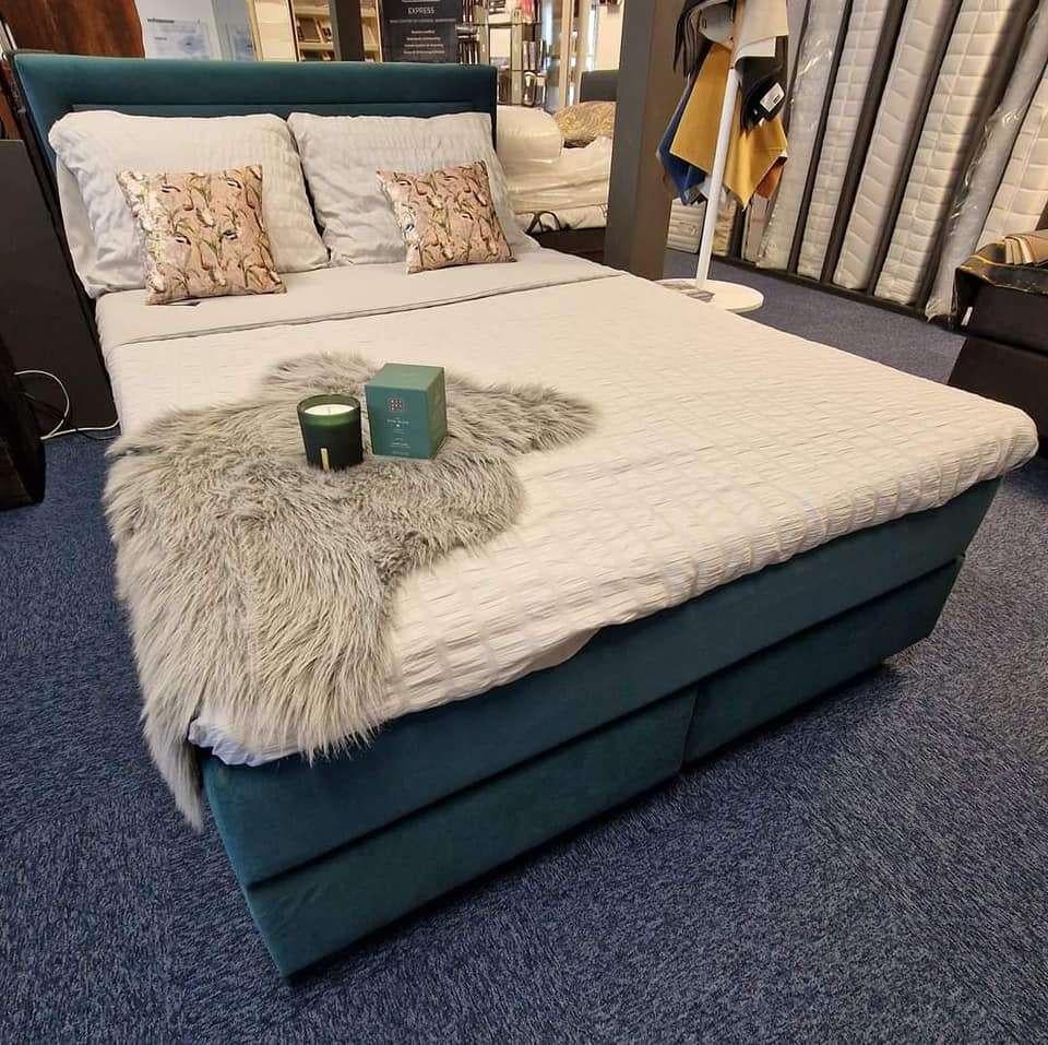 boxspring 140 x 200, Ophalen, 140 cm, 200 cm, Modern