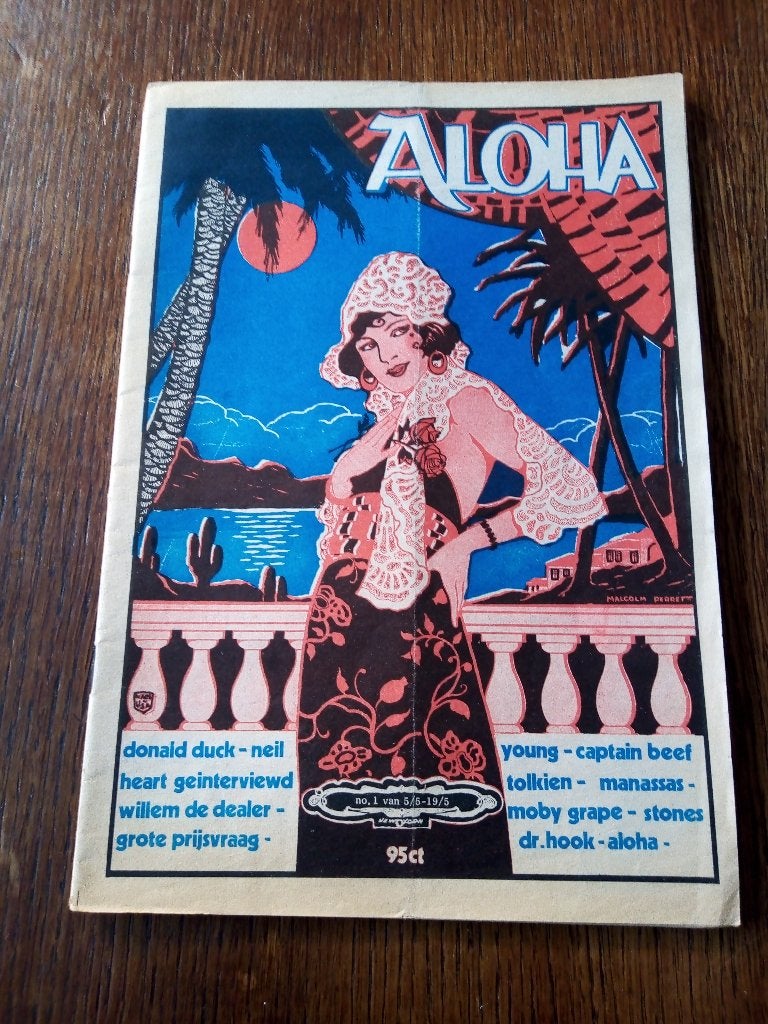 aloha nr.1*1972*-Neil Young/willem holtrop strip, Ophalen of Verzenden, Gelezen, Muziek, Film of Tv