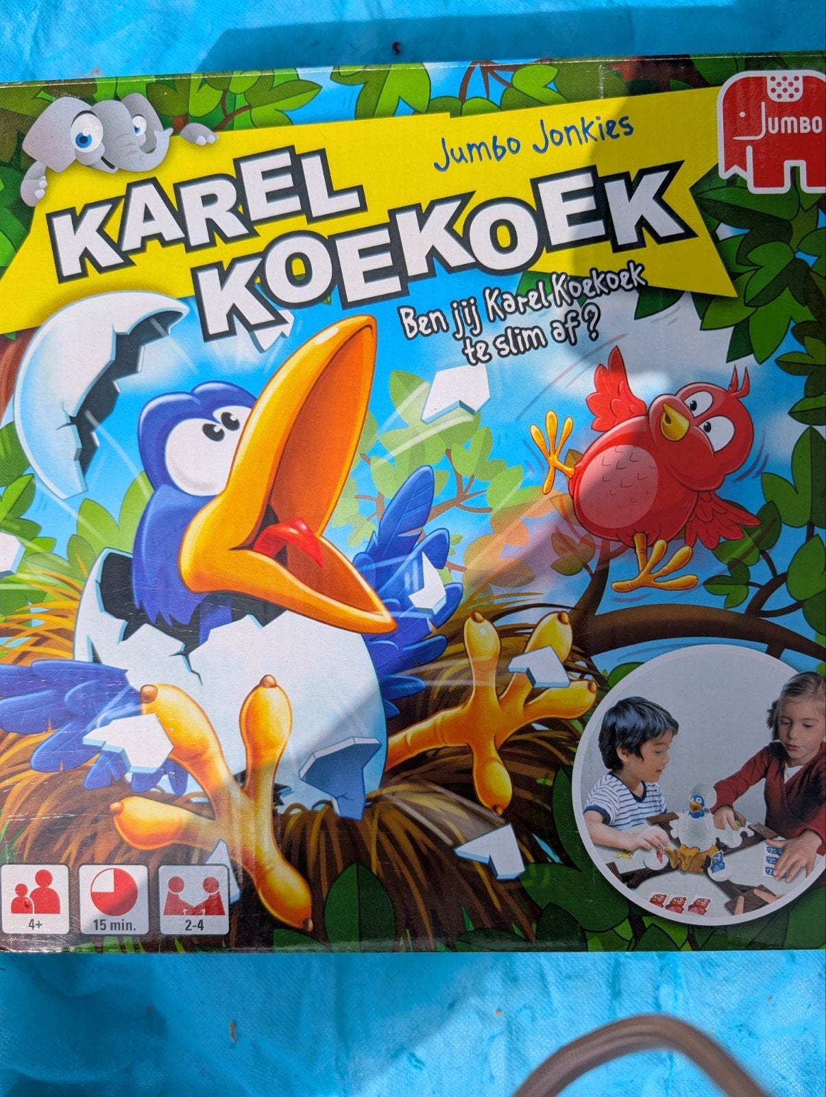 Jumbo Karel Koekoek - Leuk familiespel voor 2-4 spelers, Een of twee spelers, Ophalen, Zo goed als nieuw, Jumbo