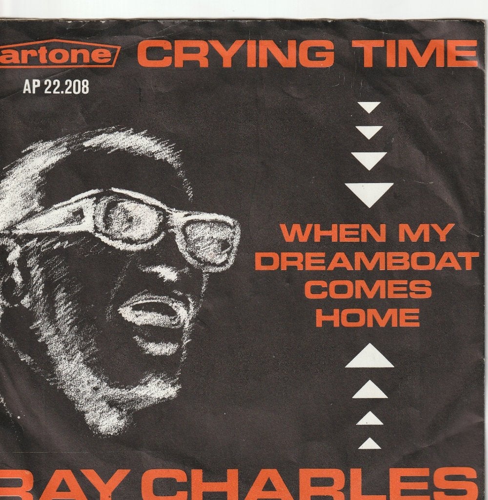 Ray Charles - Crying Time & Dreamboat Comes Home=1966 -soul, Ophalen, Gebruikt, R&B en Soul