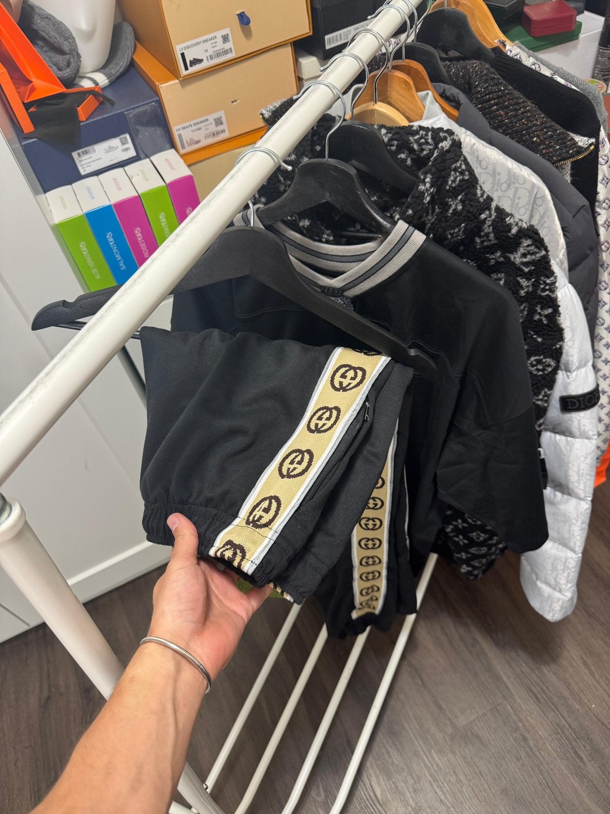 Gucci GG Technical Jersey joggingbroek, Kleding | Heren, Ophalen of Verzenden, Nieuw, Zwart