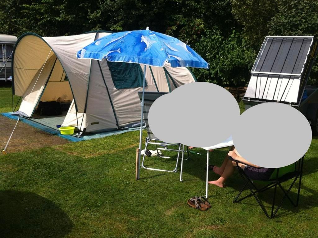 Katoenen tent van Obelink, Caravans en Kamperen, Tenten, Ophalen, Zo goed als nieuw