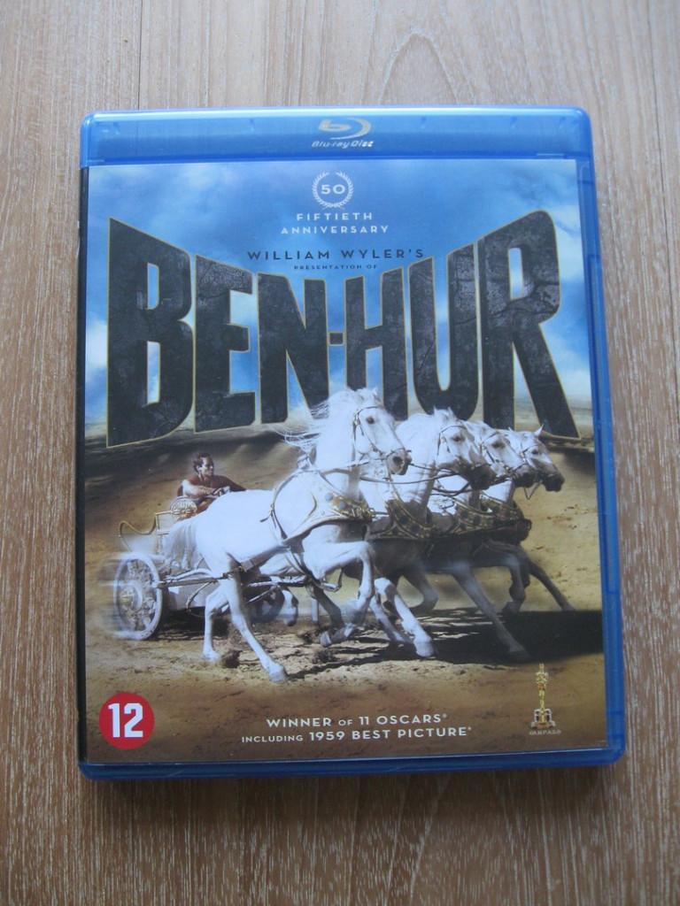 Blu-ray (2 Discs) Ben-Hur (1959) Charlton Heston, Ophalen of Verzenden, Zo goed als nieuw, Klassiekers