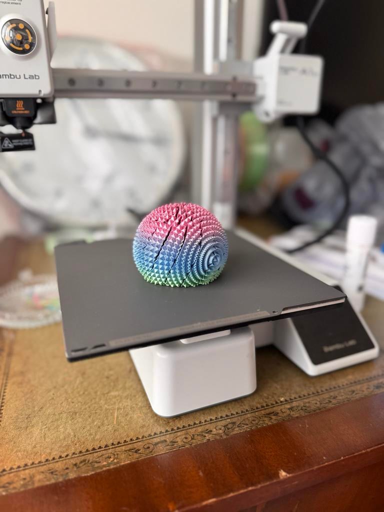 3D Printed Fidget Spikey Twist Ball Gradient Colors, Ophalen of Verzenden, Nieuw, Jongen of Meisje