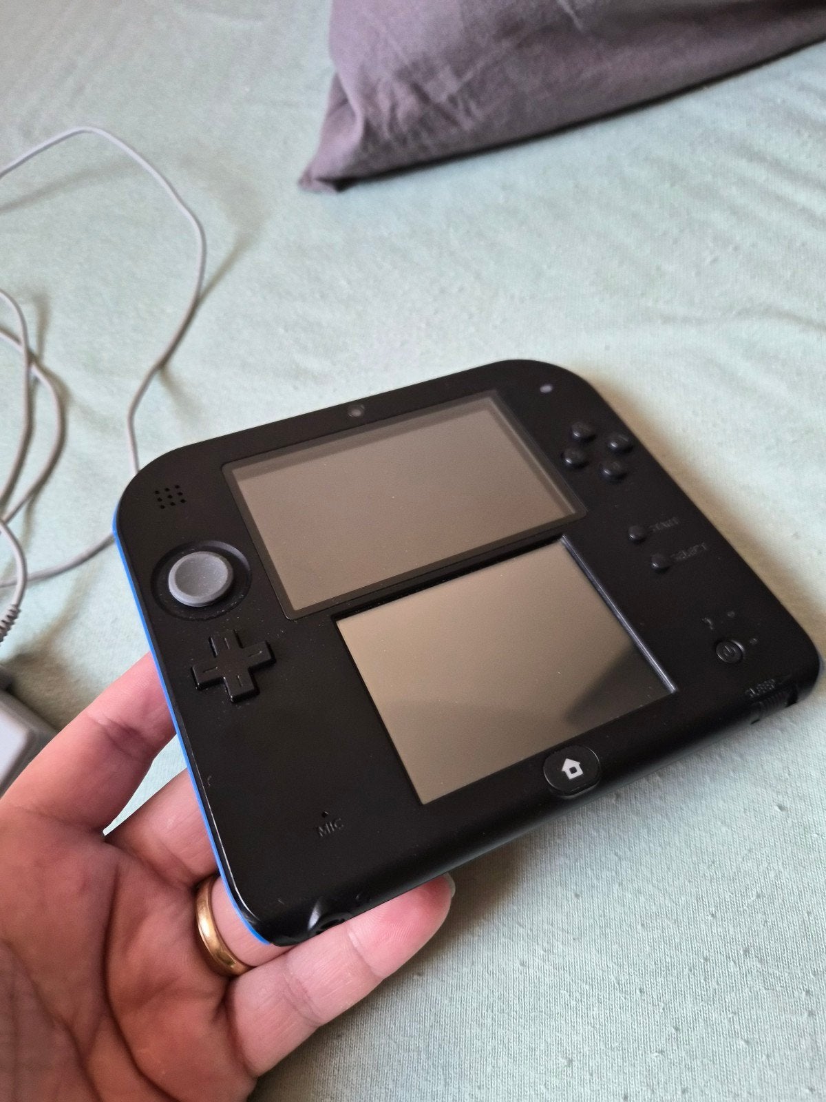 Nitendo 2ds + games + switch hoes waar alles in zit, Ophalen, Gebruikt, Blauw, 2DS