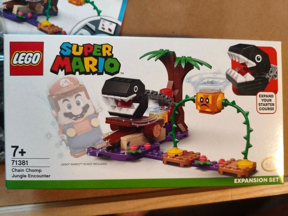 Lego Super Mario 71381 Chain Chomp Jungle Encounter, Inclusief instructies, Overige thema's, Lego, Ophalen of Verzenden