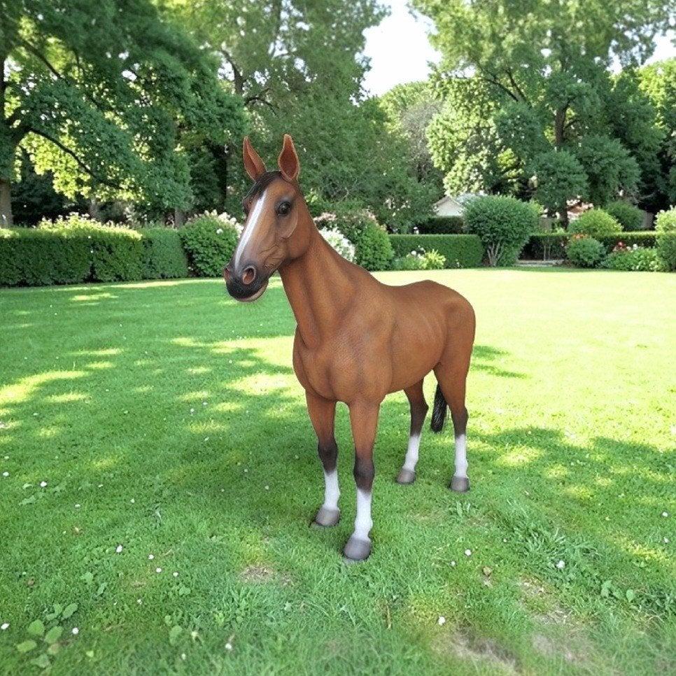 Paard beeld Ezel Varken Kalf Geit Schaap Lammetje Koe Beeld, Tuin en Terras, Ophalen, Nieuw, Kunststof, Dierenbeeld