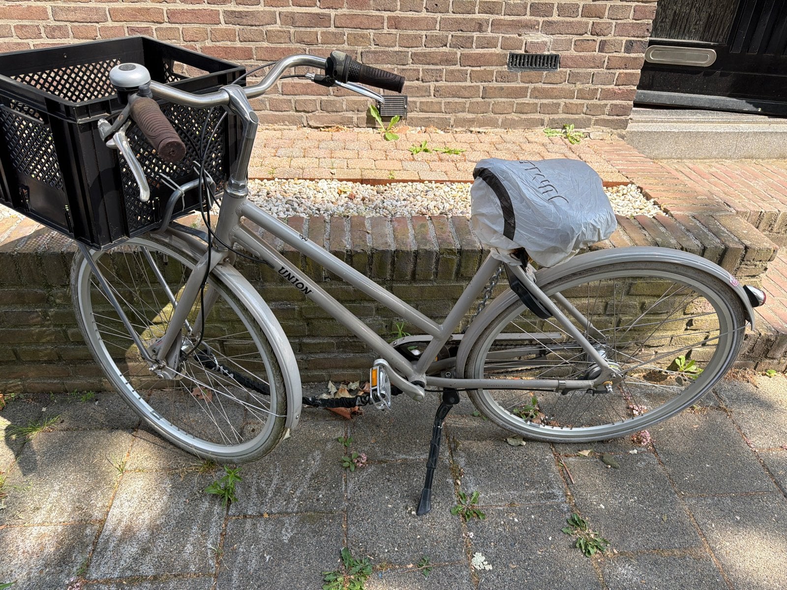 Union Flow T3 2019 Damesfiets - Biscuite Beige (glans), Fietsen en Brommers, Gebruikt, 47 tot 50 cm, Versnellingen, Trommelrem